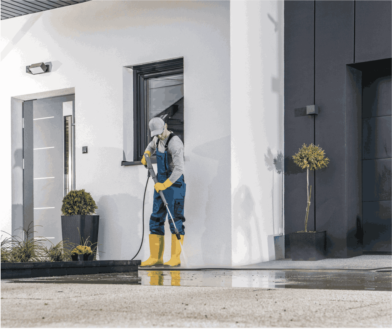 Apartment Building Pressure Washing